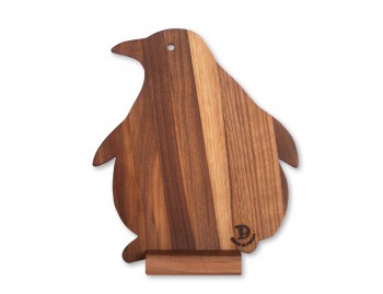 tagliere legno pinguino