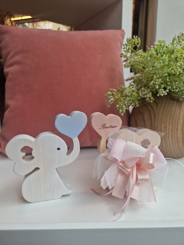Bomboniera elefantino con cuore