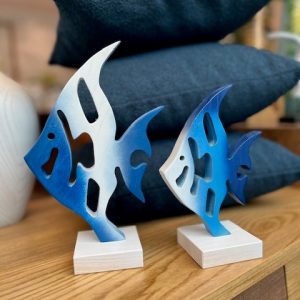 Pesci blu coppia