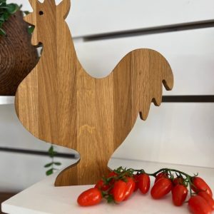Tagliere Gallo in Rovere