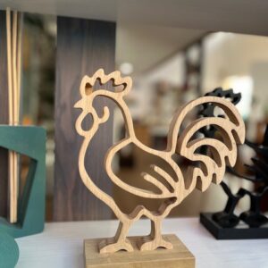 Gallo decorativo traforato